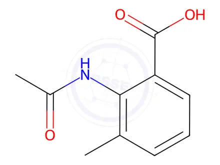 Chemical structure of 2-Acetamido-3-methylbenzoic acid