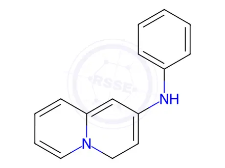 Chemical structure of N-Phenyl-4H-quinolizin-2-amine