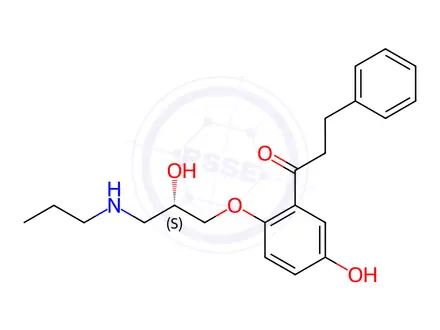 Chemical structure of (S)-5-Hydroxypropafenone