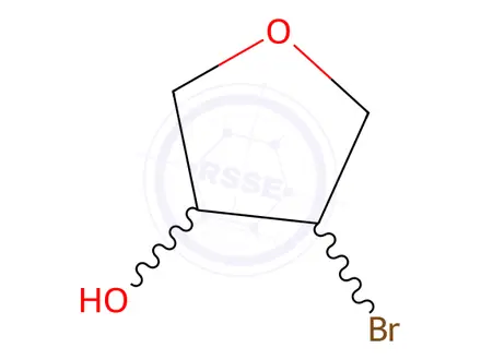 Chemical structure of 4-Bromotetrahydrofuran-3-ol