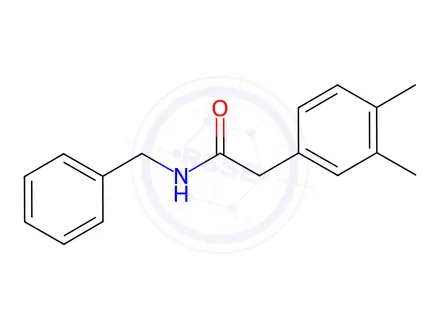 Chemical structure of n-Benzyl-2-(3,4-dimethylphenyl)acetamide