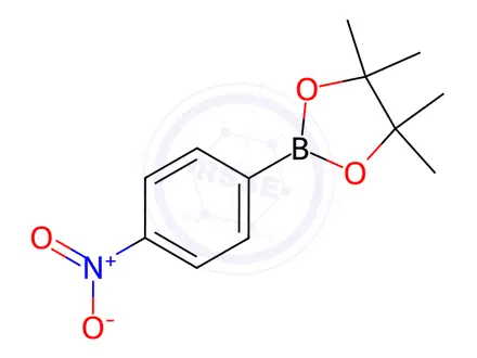 Chemical structure of 4,4,5,5-Tetramethyl-2-(4-nitrophenyl)-1,3,2-dioxaborolane