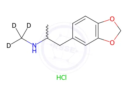 Chemical structure of MDMA-d3 Hydrochloride