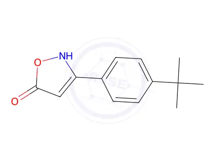 Chemical structure of 3-(4-tert-Butylphenyl)-1,2-oxazol-5-ol