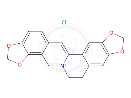Chemical structure of Coptisine Chloride