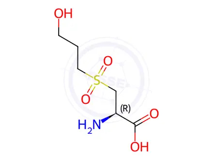 Chemical structure of Fudosteine Sulfone HCl