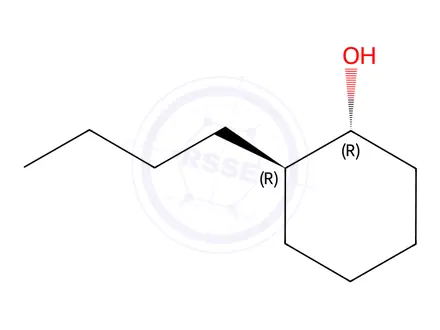 Chemical structure of (+/-)-trans-2-Butylcyclohexanol