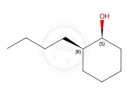 Chemical structure of (+/-)-cis-1-Butylcyclohexan-2-ol