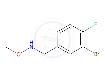 Chemical structure of N-(3-Bromo-4-fluorobenzyl)-O-methylhydroxylamine