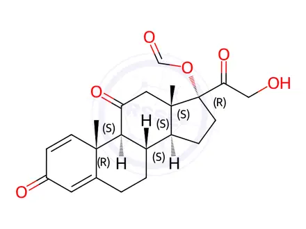 Chemical structure of Prednisone 17-formate