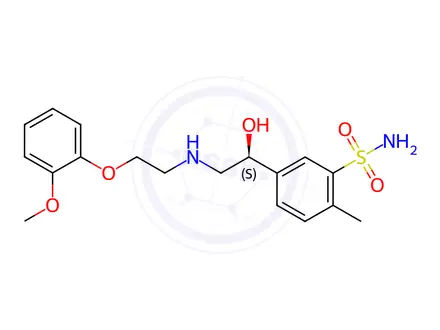 Chemical structure of Amosulalol Hydrochloride Impurity 1
