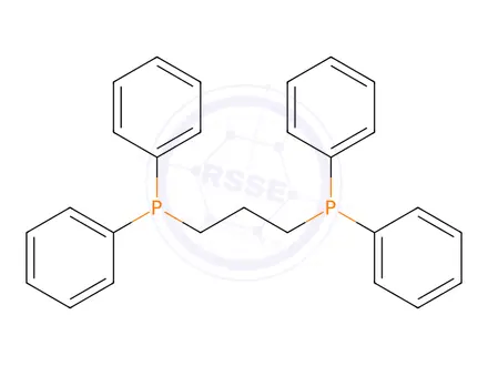 Chemical structure of 1,3-Bis(diphenylphosphino)propane