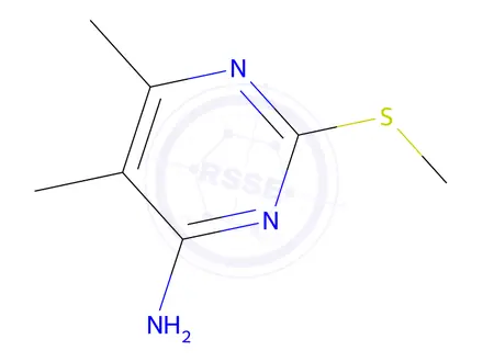 Chemical structure of 5,6-Dimethyl-2-(methylthio)-4-pyrimidinamine