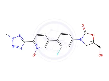 Chemical structure of Tedizolid N-Oxide Impurity