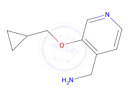 Chemical structure of [3-(Cyclopropylmethoxy)pyridin-4-yl]methanamine