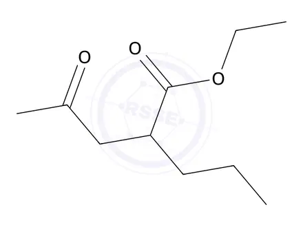 Chemical structure of Ethyl 4-oxo-2-propylpentanoate