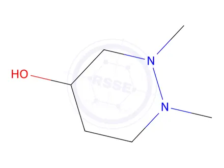 Chemical structure of 4-Pyridazinol,hexahydro-1,2-dimethyl-(9CI)