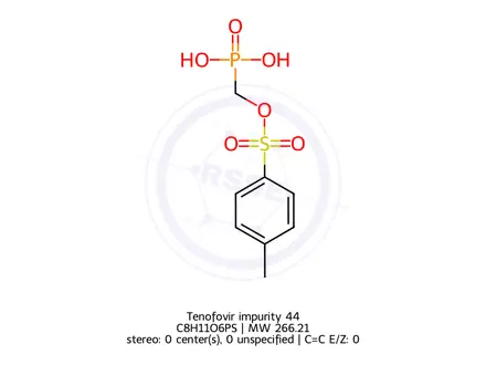 Chemical structure of Tenofovir Impurity 44