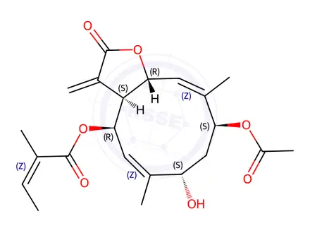 Chemical structure of Eupacunin