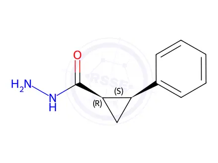 Chemical structure of cis-2-Phenylcyclopropanecarbohydrazide