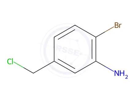 Chemical structure of 3-Amino-4-bromobenzyl chloride
