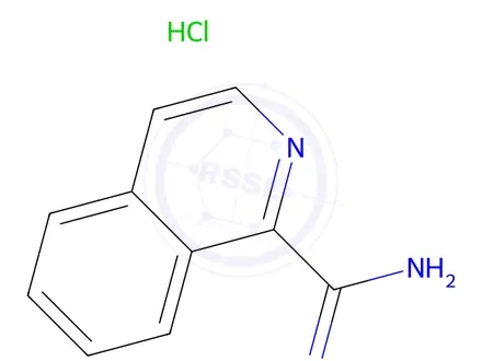Chemical structure of Isoquinoline-1-carboximidamide hydrochloride