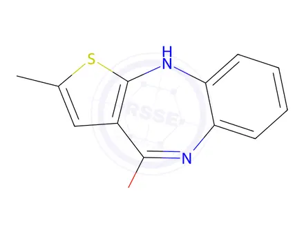 Chemical structure of Olanzapine Impurity B