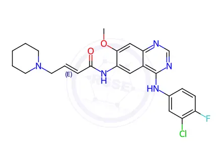 Chemical structure of Dacomitinib