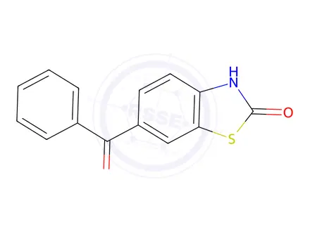 Chemical structure of 6-benzoylbenzothiazolin-2-one