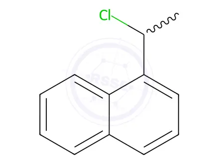 Chemical structure of 1-(1-Chloroethyl)naphthalene