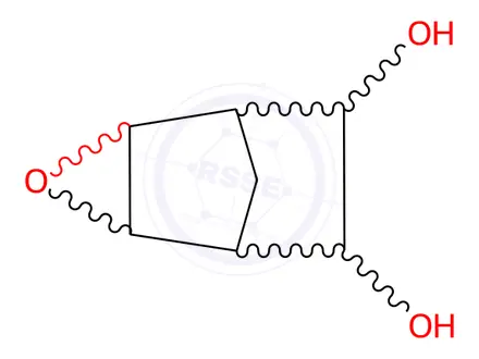 Chemical structure of 3-Oxatricyclo[3.2.1.0,2,4]octane-6,7-diol
