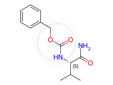 Chemical structure of Z-Val-NH2