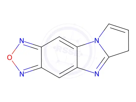Chemical structure of 6H-Pyrrolo[1,2:1,2]imidazo[4,5-f]-2,1,3-benzoxadiazole(9CI)