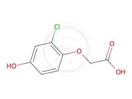 Chemical structure of 2-(2-Chloro-4-hydroxyphenoxy)acetic acid