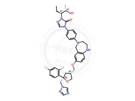 Chemical structure of Posaconazole Impurity 343