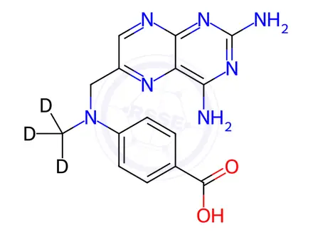 Chemical structure of DAMPA-d3