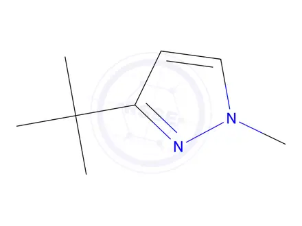 Chemical structure of 3-tert-butyl-1-methyl-1H-pyrazole