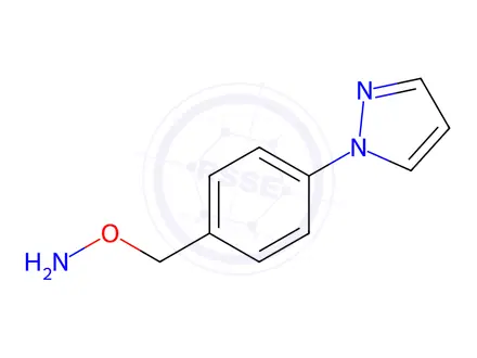 Chemical structure of O-(4-(1H-Pyrazol-1-yl)benzyl)hydroxylamine