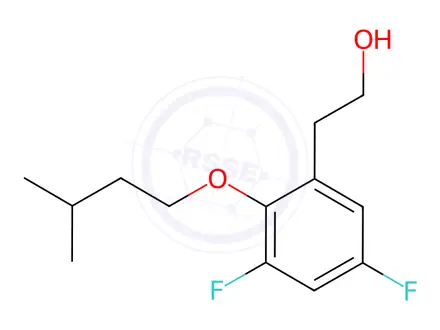 Chemical structure of 2-(3,5-Difluoro-2-(isopentyloxy)phenyl)ethan-1-ol