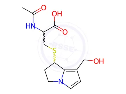 Chemical structure of Acetylcysteine Impurity 233
