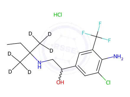 Chemical structure of Mapenterol-d6 Hydrochloride