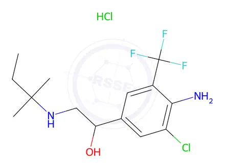 Chemical structure of Mapenterol hydrochloride