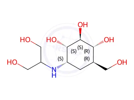 Chemical structure of Voglibose Impurity 41