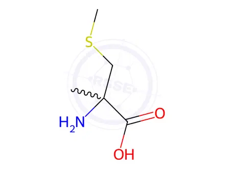 Chemical structure of Cysteine, S,2-dimethyl-(9CI)