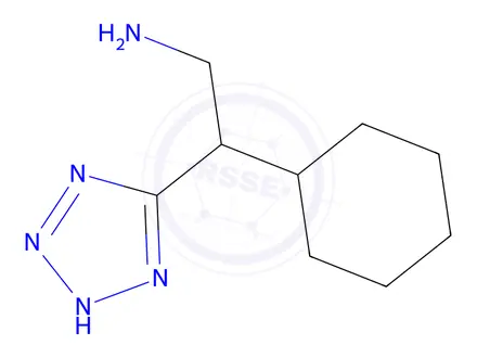 Chemical structure of 2-Cyclohexyl-2-(5-tetrazolyl)ethylamine