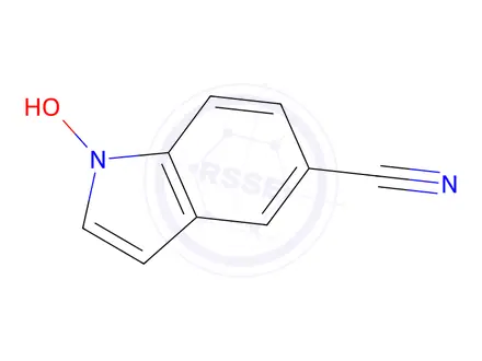 Chemical structure of 1-Hydroxy-1H-indole-5-carbonitrile