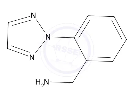 Chemical structure of (2-(2H-1,2,3-triazol-2-yl)phenyl)methanamine