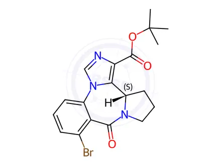 Chemical structure of Bretazenil