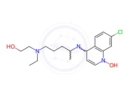 Chemical structure of Hydroxychloroquine Sulfate Impurity 131