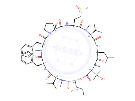 Chemical structure of Aureobasidin S1